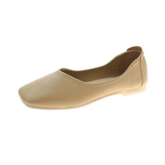 Damen elegante Ballerinas mit geschwungenem Schnitt und flexiblem Fußbett R&B