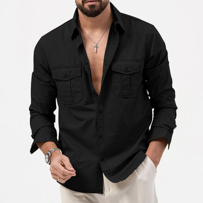 Herren Hemd mit praktischen Brusttaschen und modernem Schnitt R&B