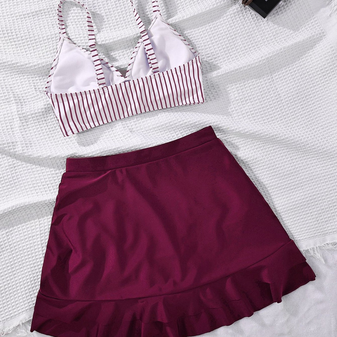Damen Bikinioberteil mit elegantem Bralette-Schnitt und modischer Rüsche R&B