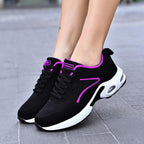 Damen Sportliche Sneakers mit luftgepolsterter Sohle und atmungsaktivem Obermaterial R&B