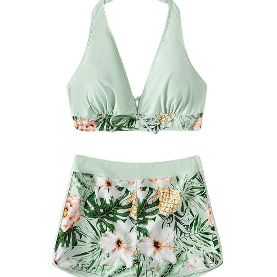 Damen Sportliches Bikiniset mit floralem Design R&B
