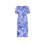 Damen Kurzarmkleid mit floralem Druck R&B