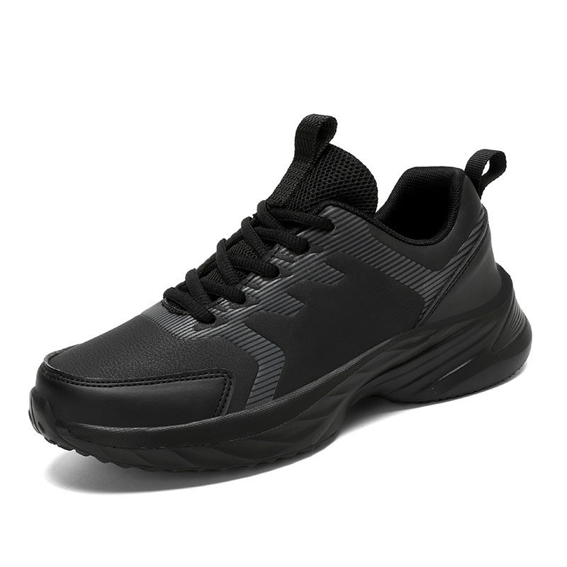 Unisex nan urbaner Komfort-Sneaker mit gepolsterter Keilsohle atmungsaktiver Meshzunge und robustem Kunstlederbesatz R&B