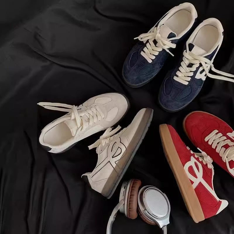 Damen Sportliche Sneaker mit atmungsaktivem Obermaterial und rutschfester Sohle R&B