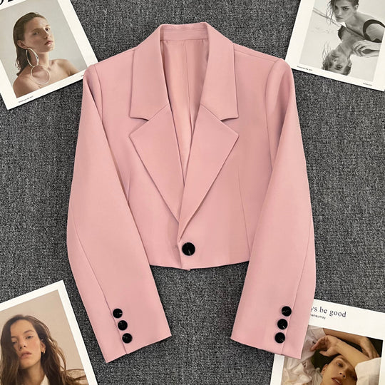 Damen Blazerjacke mit tailliertem Schnitt und elegantem Revers R&B