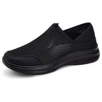 Damen Atmungsaktive Slip-On Freizeitschuhe mit elastischem Mesh-Obermaterial R&B
