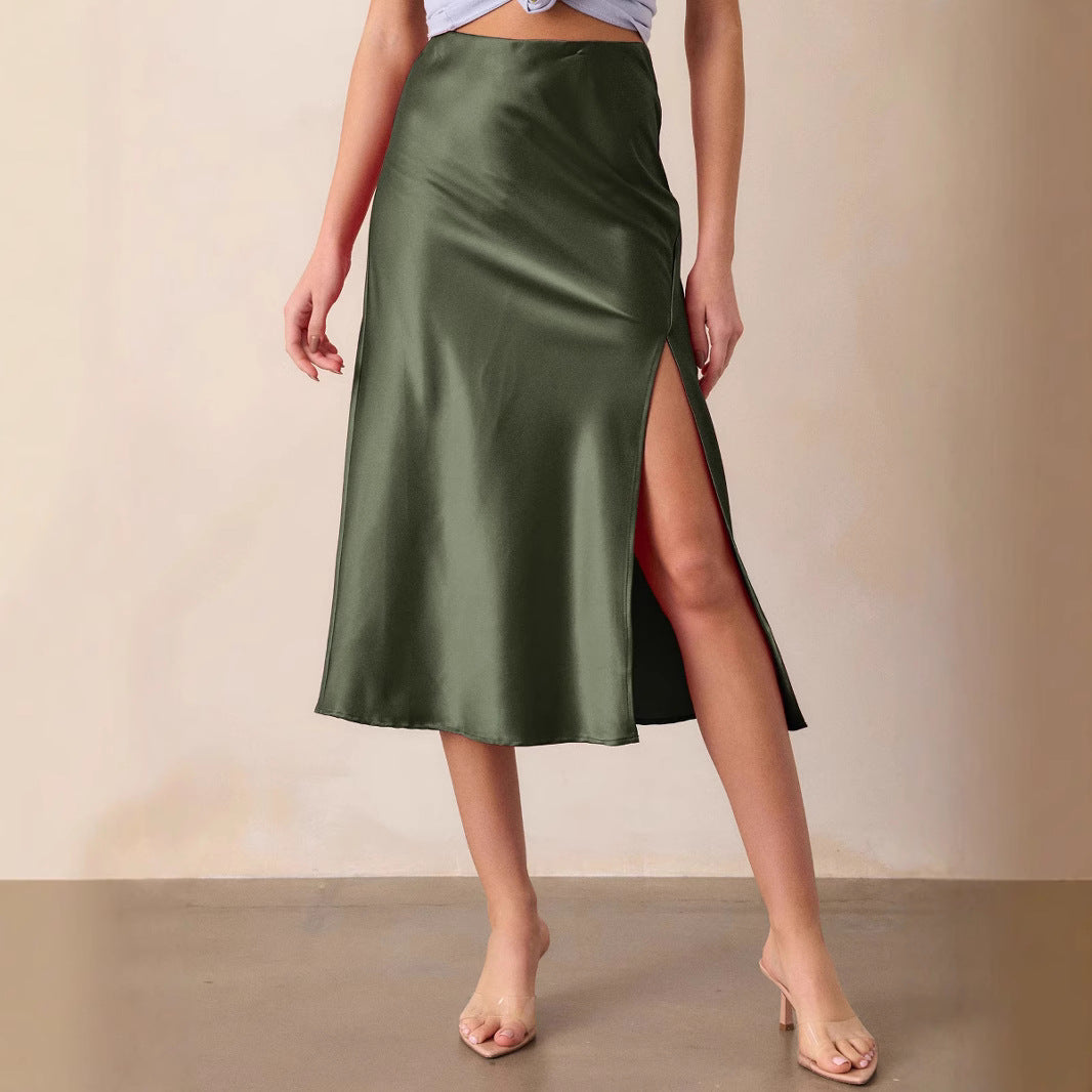 Damen Eleganter und fließender Maxikleid R&B