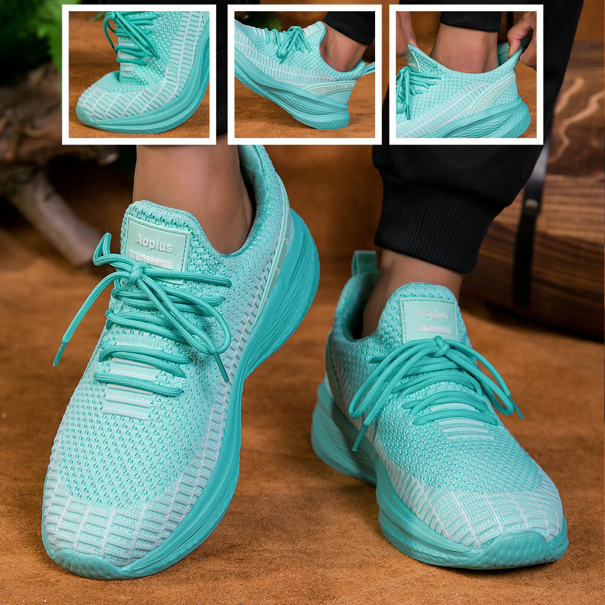 Herren Bequeme und atmungsaktive Sneakers mit stoßdämpfender Sohle