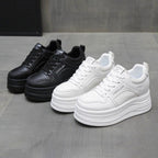 Damen Sportliche Plateau Sneakers