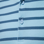 Herren Polo-Shirt mit modischem Streifenmuster und bequemem Schnitt
