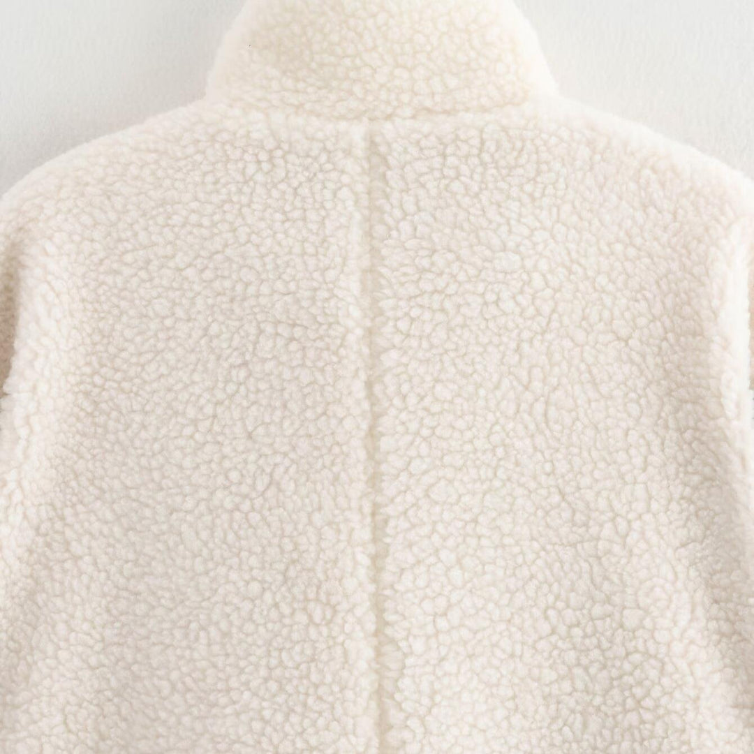Damen fleecegefütterte Übergangsjacke mit hohem Kragen und praktischen Taschen R&B