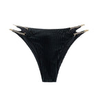 Damen Hoch tailliertes Bikinis mit modischem Cut-Out R&B