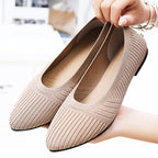 Damen Hochflexible und atmungsaktive Ballerinas mit rutschfester Sohle R&B