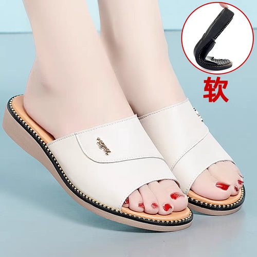 Damen Komfortable und stilvolle Slipper mit ergonomischem Fußbett R&B