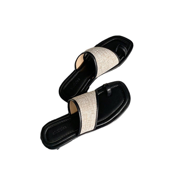 Damen Komfortable Zehenschuhe mit modischem Riemendesign und atmungsaktivem Obermaterial R&B