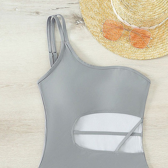 Damen Einteiliger Badeanzug mit anspruchsvollem Cut-Out-Design R&B