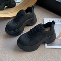 Damen Fashion Sneakers mit extrahohen Sohlen von