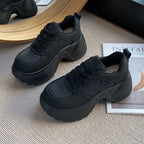 Damen Fashion Sneakers mit extrahohen Sohlen von