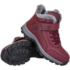 Damen Thermo-Winterstiefel mit isolierendem Warmfutter und rutschfester Profilsohle R&B