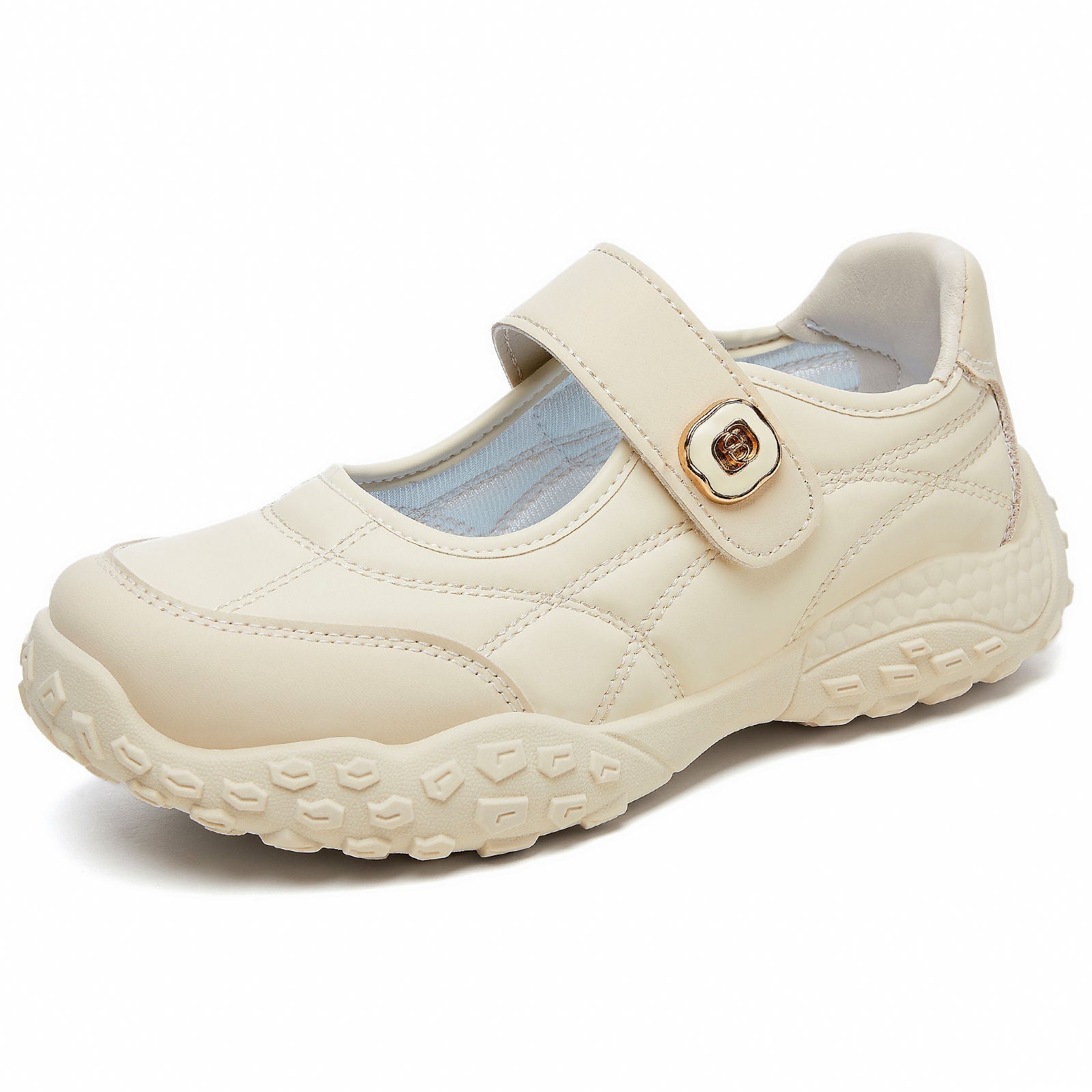Damen bequeme Alltagsschuhe mit flexiblem Klettverschluss R&B