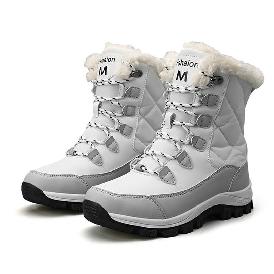 Damen Winterstiefel mit isolierender Fütterung und rutschfester Sohle R&B