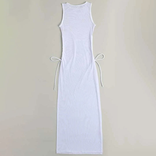 Damen Transparentes Strandkleid R&B