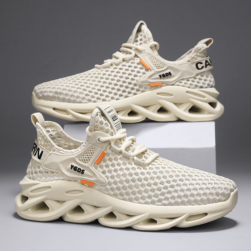Damen Sportliche Sneakers mit atmungsaktiver Mesh-Oberfläche und flexibler Sohle R&B