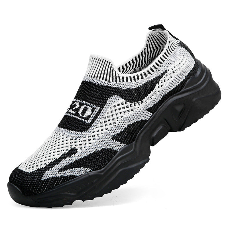 Damen Stretch-Sneaker mit atmungsaktivem Strickdesign und weichem Innenfutter