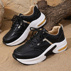 Damen Sneakers mit atmungsaktivem Mesh-Obermaterial und stilvollen Metallic-Akzenten R&B