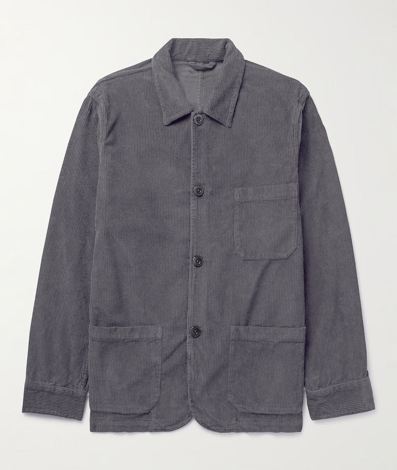 Damen lässige Kordjacke R&B