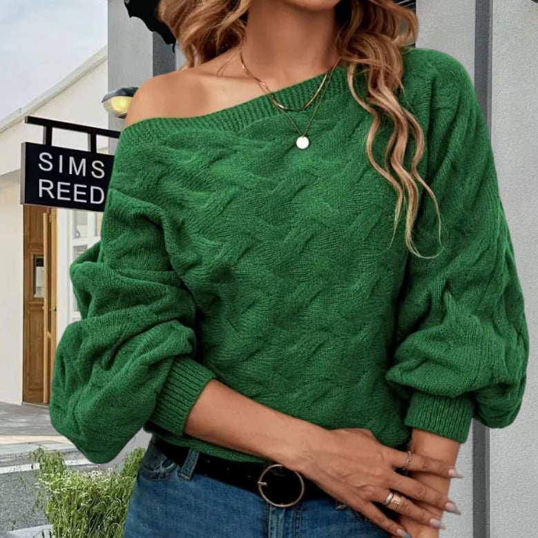 Damen Oversized Strickpullover mit strukturiertem Design R&B