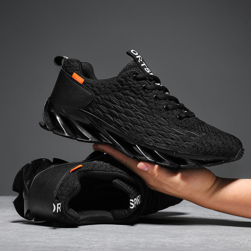 Damen Sportliche Lauf-Sneakers mit atmungsaktiver Struktur und dämpfender Sohle R&B