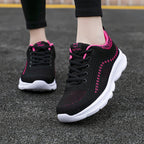 Damen Sportliche Lauf-Sneaker mit atmungsaktivem Gewe und dämpfender Sohle