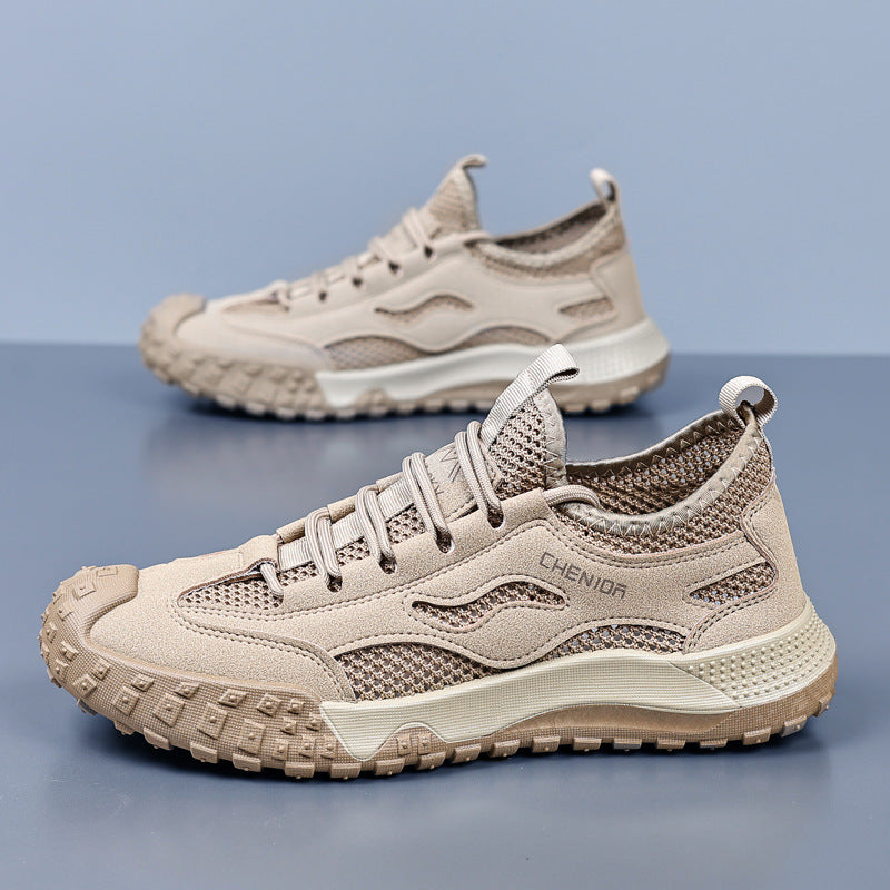 Damen Leichte Outdoor Sneakers mit atmungsaktivem Mesh-Obermaterial und rutschfester Sohle R&B