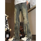 Herren lässige baggy Jeans im used Look