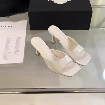 Damen Hochhackige Sandalen mit verziertem Riemendesign R&B
