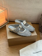 Damen Komfortable und elegante Ballerinas mit praktischer Schnalle