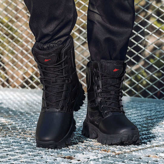 Damen robuste Sicherheitsstiefel mit rutschfester Sohle und atmungsaktivem Mesh R&B