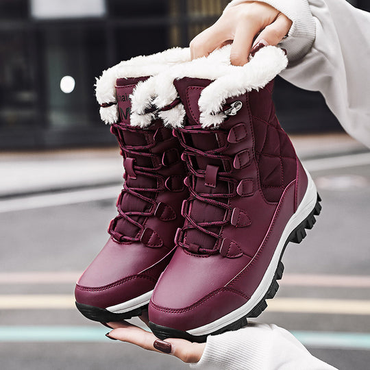 Damen Winterstiefel mit isolierendem Innenfutter und rutschfester Sohle R&B