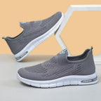 Damen Bequeme und sportliche Slip-On Sneakers mit atmungsaktivem Obermaterial R&B