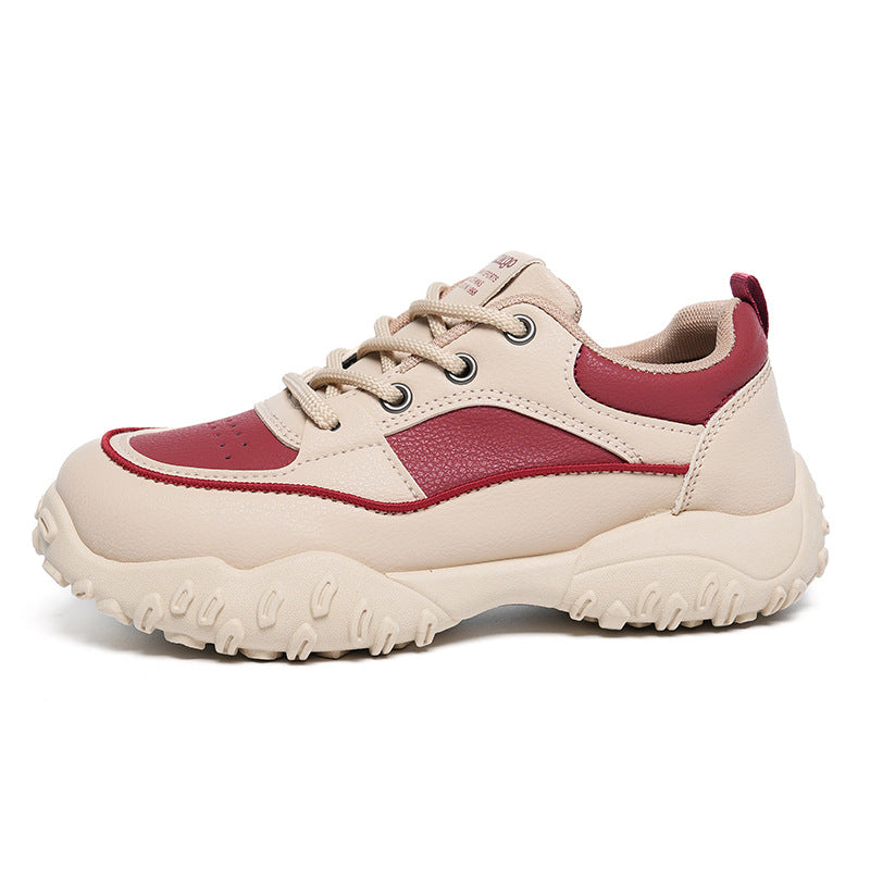 Damen trendige Sneaker mit robustem Profil und atmungsaktiver Obermaterialstruktur R&B