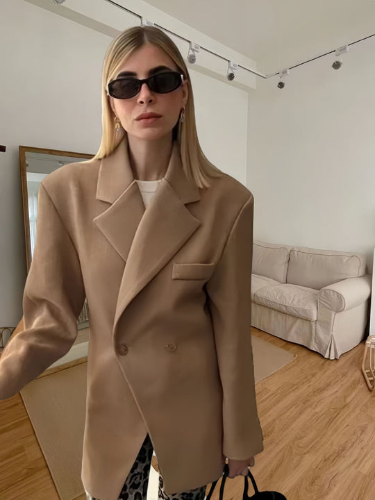 Damen Eleganter Oversized Blazer R&B