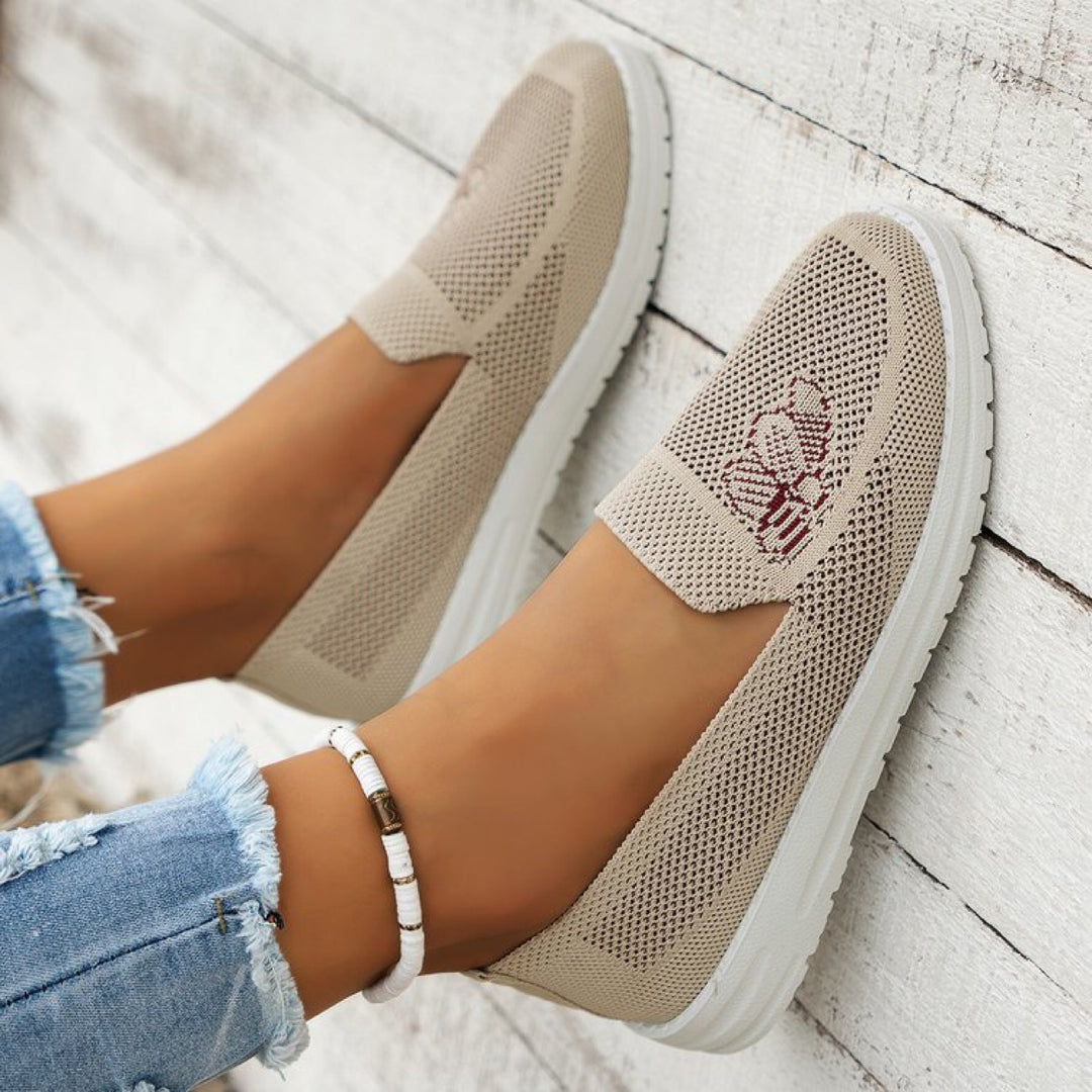 Damen Atmungsaktive Slip-On Sneakers R&B
