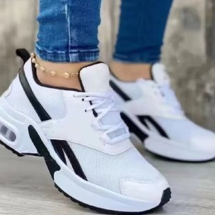 Damen Sportliche Lauf-Sneaker mit atmungsaktivem Mesh und rutschfester Sohle R&B