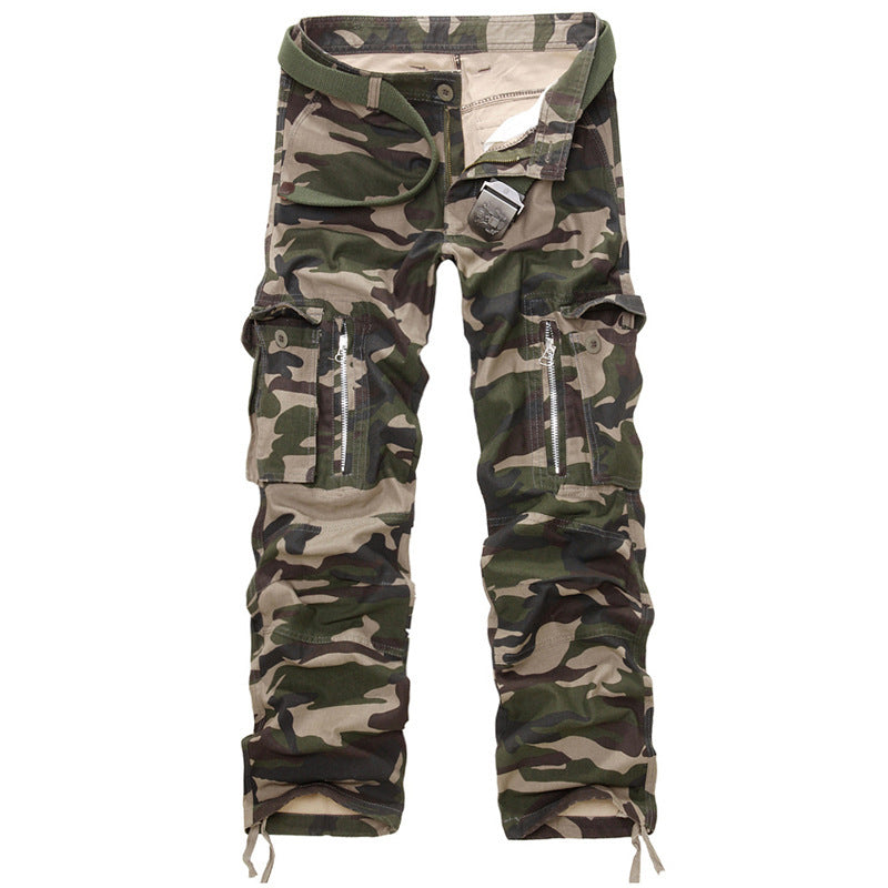 Herren Cargo-Hose mit praktischen Reißverschlusstaschen und elastischem Bund R&B