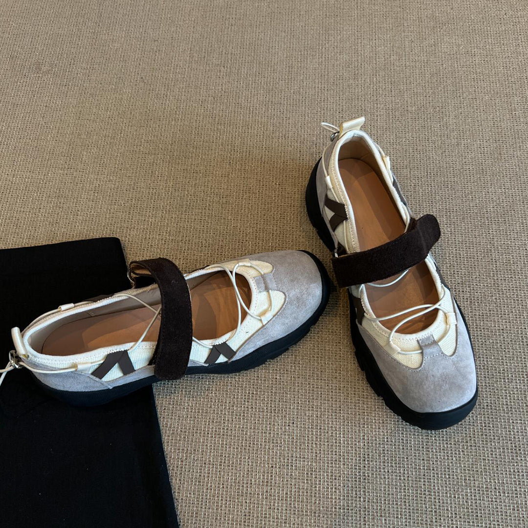 Damen Kletter- und Freizeitschuhe mit verstellbarem Klettverschluss und rutschfester Sohle R&B
