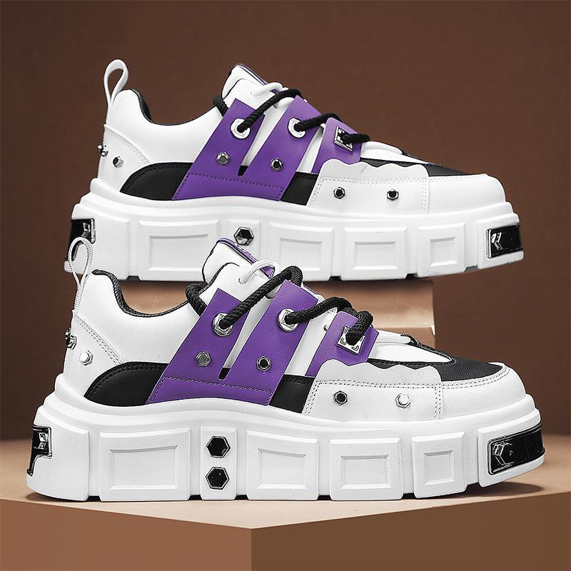 Damen modische Chunky Sneakers mit auffälligem Design und stabiler Laufsohle