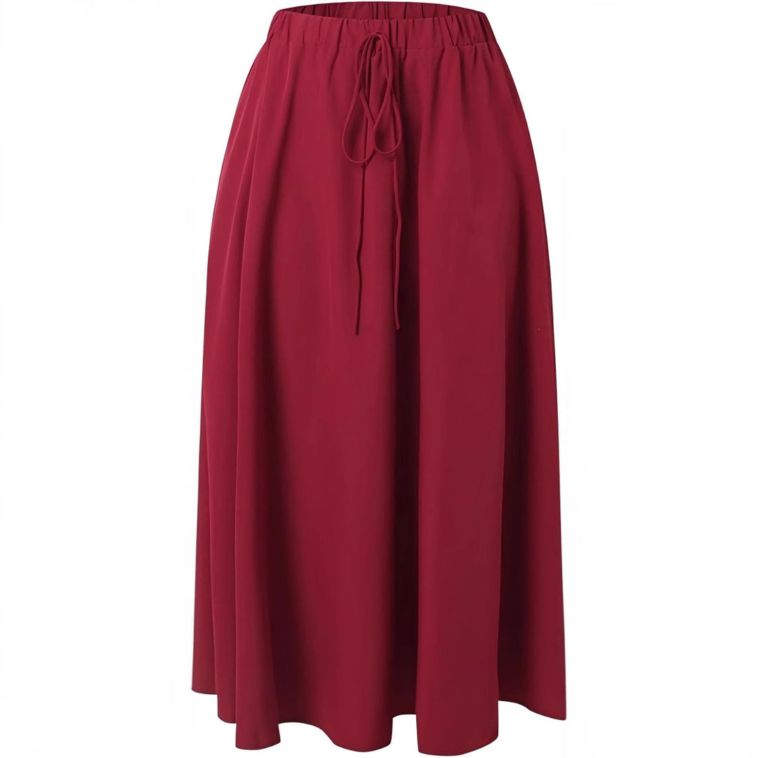 Damen Maxi-Rock im floralen Design mit elastischem Bund R&B