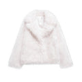 Damen modischer Fellblazer R&B