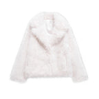 Damen modischer Fellblazer R&B